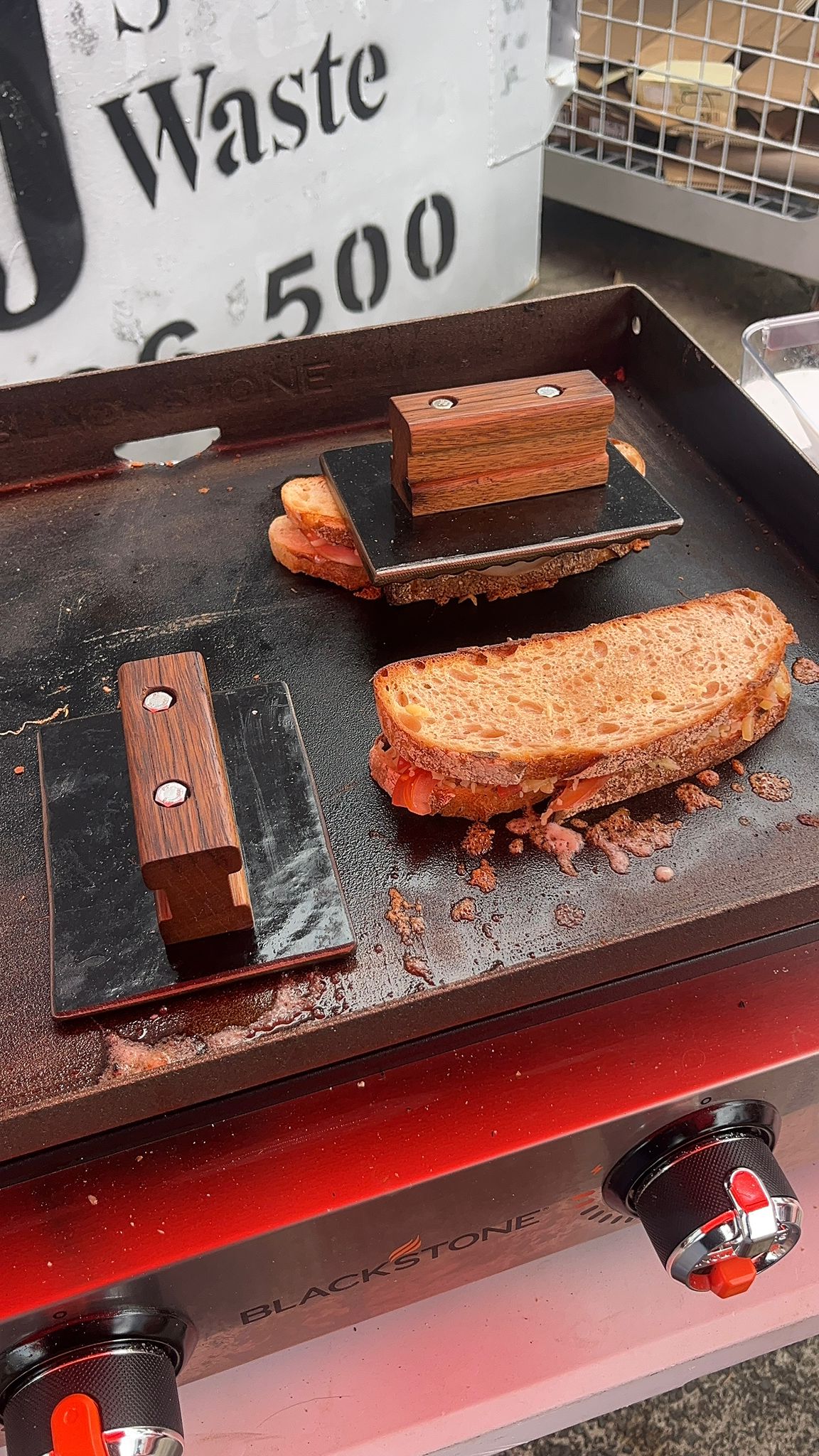 On the griddle